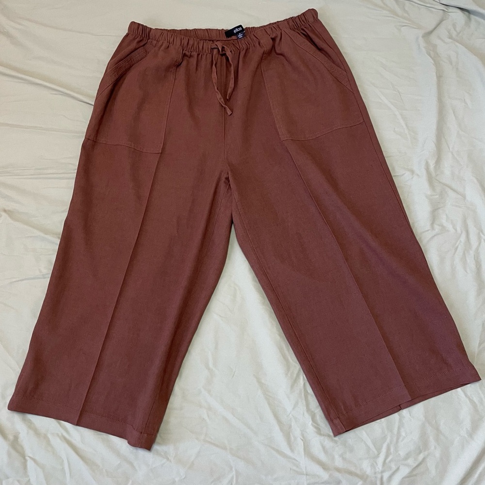 ellos Women's Chocolate Ankle Pants